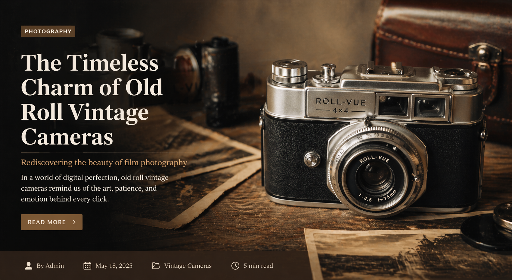 OLD ROLL VINTAGE FILM CAMERA